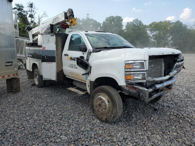 1HTKJPVK5NH106481 - 2022 CHEVROLET SILVERADO WHITE photo 4