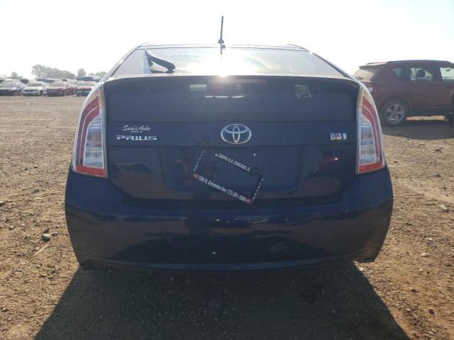JTDKN3DU5E1751752 - 2014 TOYOTA PRIUS BLUE photo 6
