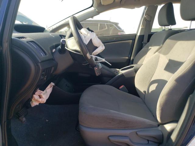 JTDKN3DU5E1751752 - 2014 TOYOTA PRIUS BLUE photo 7