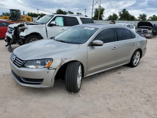 1VWBS7A35EC048360 - 2014 VOLKSWAGEN PASSAT SE GRAY photo 1