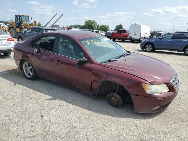 5NPEU46F39H449623 - 2009 HYUNDAI SONATA SE RED photo 4