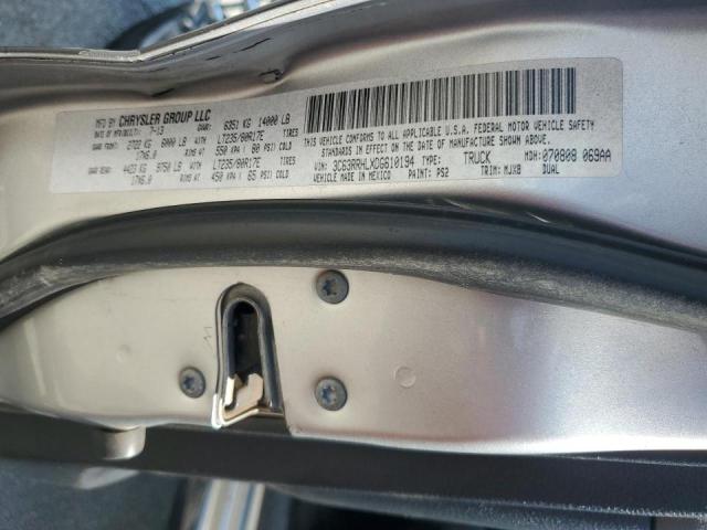 3C63RRHLXDG610194 - 2013 RAM 3500 SLT BLACK photo 13