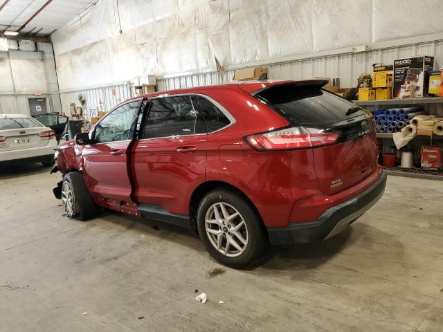 2FMPK4J96MBA58692 - 2021 FORD EDGE SEL RED photo 2