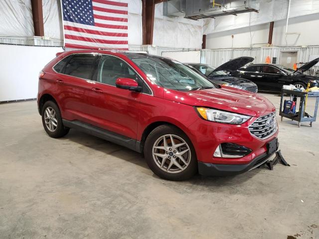 2FMPK4J96MBA58692 - 2021 FORD EDGE SEL RED photo 4