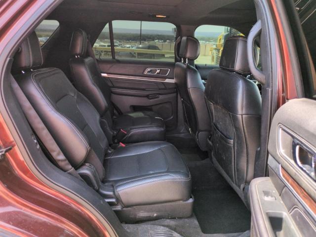 1FM5K8FH4GGD13612 - 2016 FORD EXPLORER LIMITED BURGUNDY photo 10