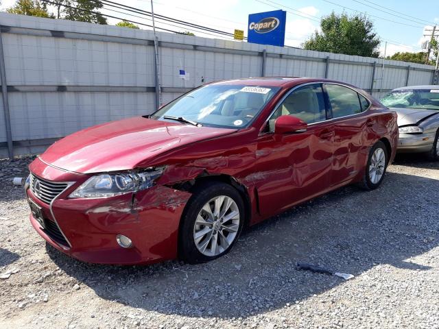 JTHBW1GG0E2052500 - 2014 LEXUS ES 300H RED photo 1