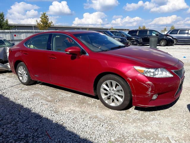 JTHBW1GG0E2052500 - 2014 LEXUS ES 300H RED photo 4