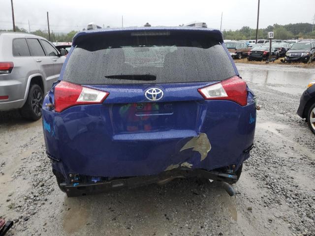 2T3RFREV4FW402493 - 2015 TOYOTA RAV4 XLE BLUE photo 6