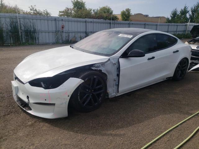 5YJSA1E59PF498856 - 2023 TESLA MODEL S Սպիտակ լուսանկար 1