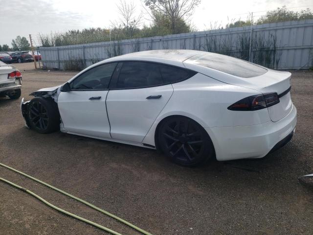 5YJSA1E59PF498856 - 2023 TESLA MODEL S Սպիտակ լուսանկար 2
