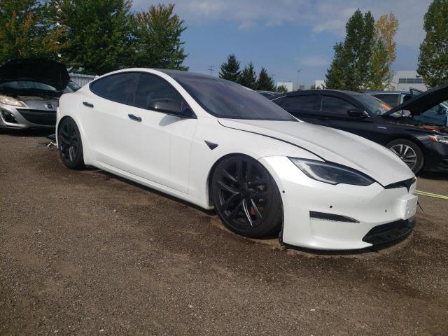 5YJSA1E59PF498856 - 2023 TESLA MODEL S Սպիտակ լուսանկար 4