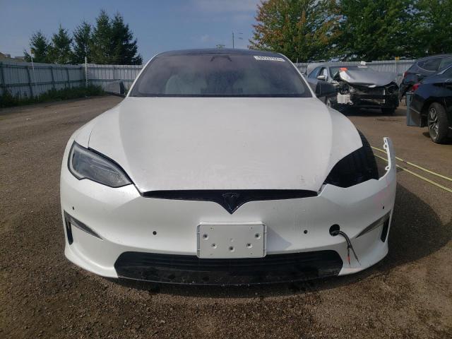 5YJSA1E59PF498856 - 2023 TESLA MODEL S Սպիտակ լուսանկար 5