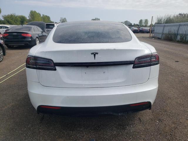5YJSA1E59PF498856 - 2023 TESLA MODEL S Սպիտակ լուսանկար 6