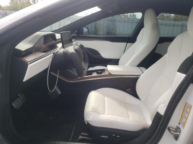 5YJSA1E59PF498856 - 2023 TESLA MODEL S Սպիտակ լուսանկար 7
