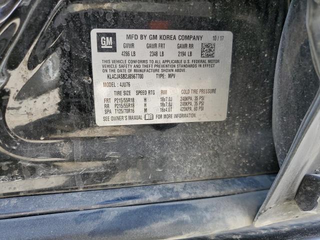 KL4CJASB2JB567700 - 2018 BUICK ENCORE PREFERRED Qara foto 13