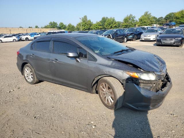 19XFB2F81CE386341 - 2012 HONDA CIVIC EX GRAY photo 4