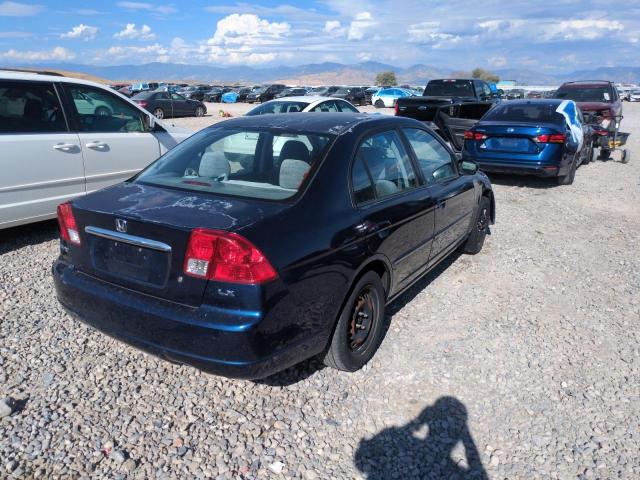 2HGES16593H521910 - 2003 HONDA CIVIC LX أزرق صورة 3