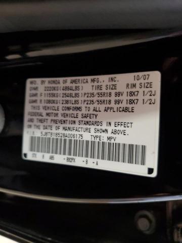 5J8TB18528A006175 - 2008 ACURA RDX TECHNOLOGY BLACK photo 14