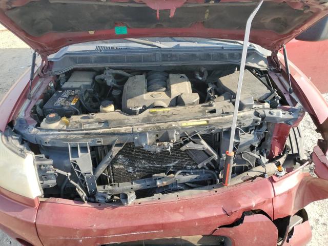 1N6BA06B25N526961 - 2005 NISSAN TITAN XE MAROON photo 11