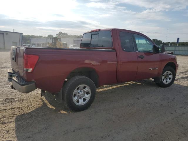 1N6BA06B25N526961 - 2005 NISSAN TITAN XE MAROON photo 3