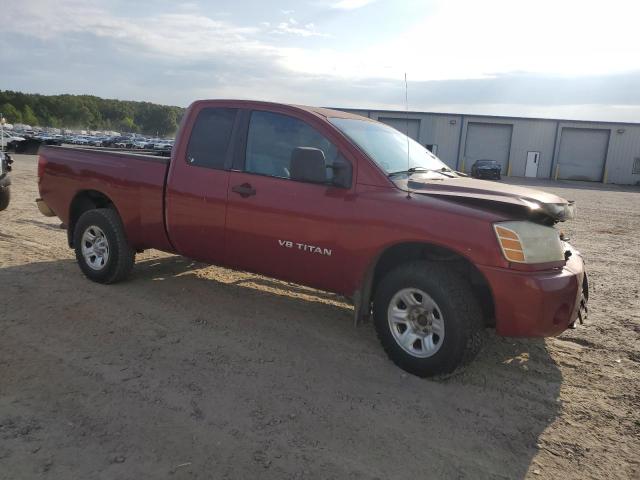 1N6BA06B25N526961 - 2005 NISSAN TITAN XE MAROON photo 4