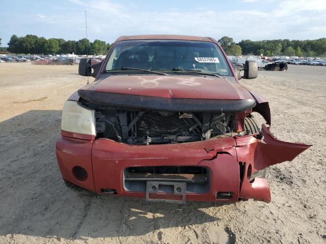 1N6BA06B25N526961 - 2005 NISSAN TITAN XE MAROON photo 5