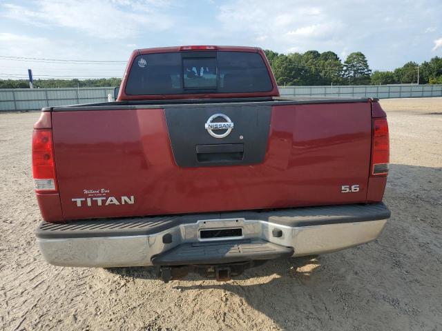 1N6BA06B25N526961 - 2005 NISSAN TITAN XE MAROON photo 6