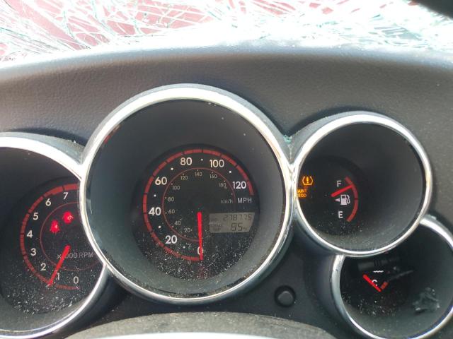 2T1KR32E28C701004 - 2008 TOYOTA COROLLA MA XR RED photo 9