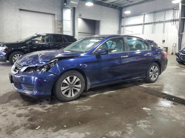 1HGCR2F34DA193772 - 2013 HONDA ACCORD LX BLUE photo 1