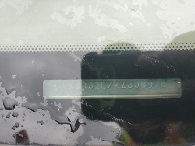 1NXBR32E74Z308978 - 2004 TOYOTA COROLLA CE ოქროსფერი ფოტო 12