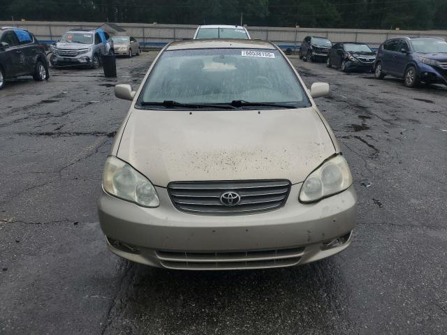 1NXBR32E74Z308978 - 2004 TOYOTA COROLLA CE ოქროსფერი ფოტო 5