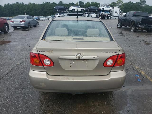 1NXBR32E74Z308978 - 2004 TOYOTA COROLLA CE ოქროსფერი ფოტო 6