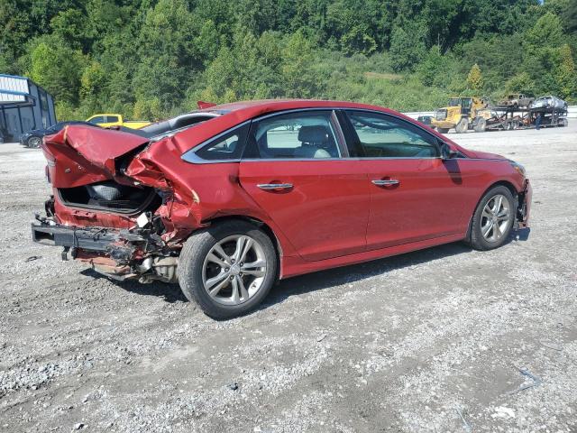 5NPE34AF0JH723813 - 2018 HYUNDAI SONATA SPORT RED photo 3