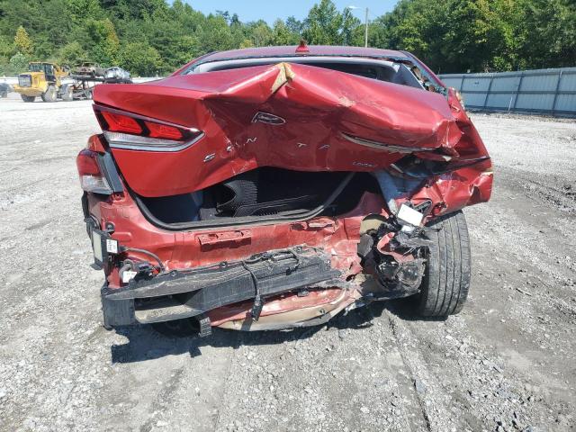 5NPE34AF0JH723813 - 2018 HYUNDAI SONATA SPORT RED photo 6