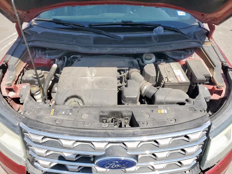 1FM5K8F83GGB18150 - 2016 FORD EXPLORER LIMITED 红色 照片 12