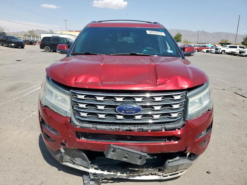 1FM5K8F83GGB18150 - 2016 FORD EXPLORER LIMITED 红色 照片 5