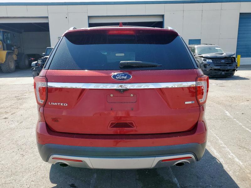 1FM5K8F83GGB18150 - 2016 FORD EXPLORER LIMITED 红色 照片 6