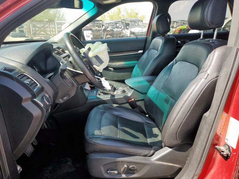 1FM5K8F83GGB18150 - 2016 FORD EXPLORER LIMITED 红色 照片 7