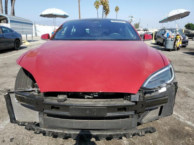 5YJSA1E23JF248431 - 2018 TESLA MODEL S Червоний фото 5