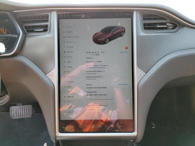 5YJSA1E23JF248431 - 2018 TESLA MODEL S Червоний фото 9