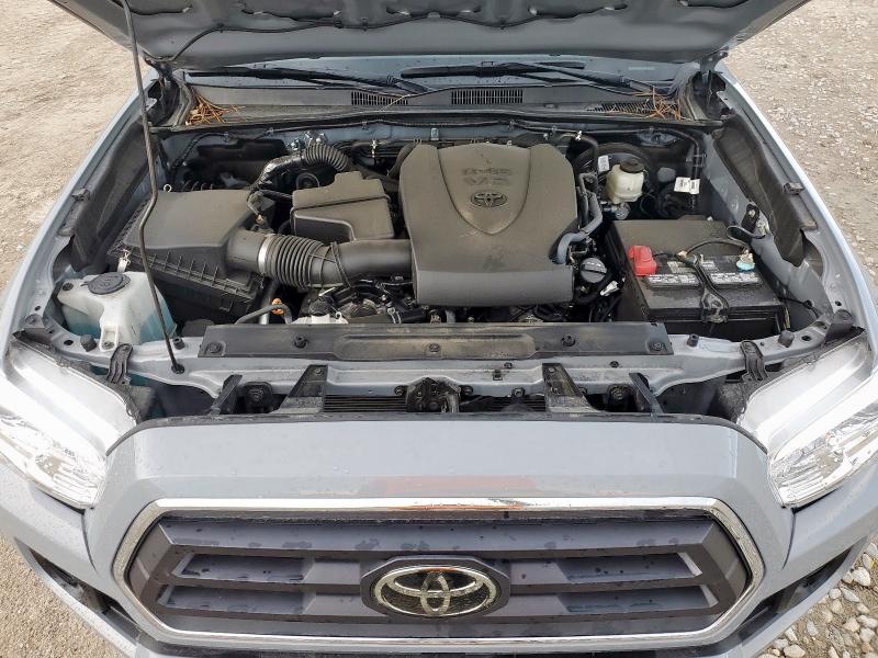 5TFAZ5CN2MX117364 - 2021 TOYOTA TACOMA DOUBLE CAB GRAY photo 11