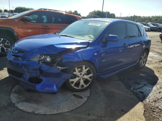 JM1BK344971666070 - 2007 MAZDA 3 HATCHBACK BLUE photo 1