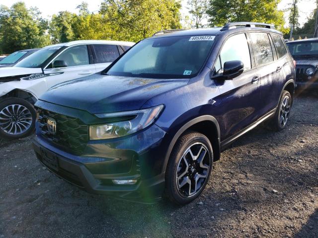 5FNYF8H09PB004712 - 2023 HONDA PASSPORT ELITE BLUE photo 1