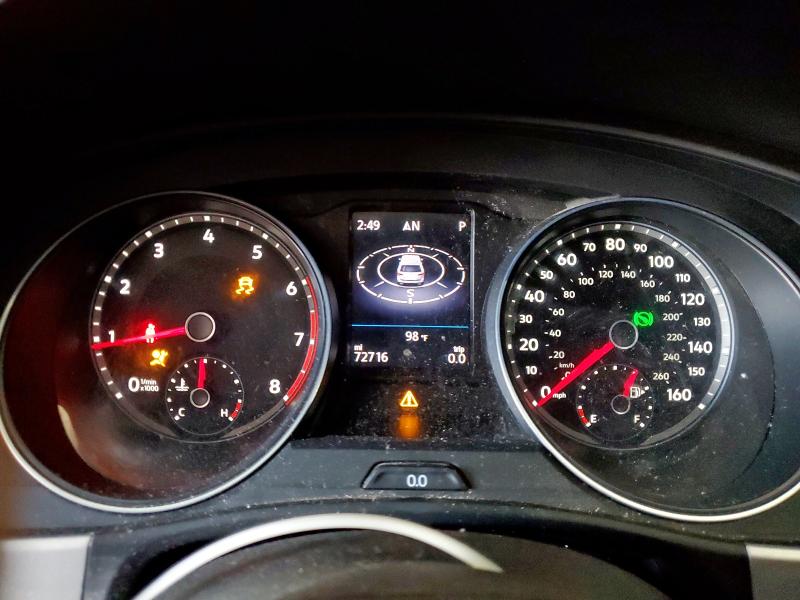 1V2HR2CA4MC597245 - 2021 VOLKSWAGEN ATLAS SE Szary zdjęcie 9