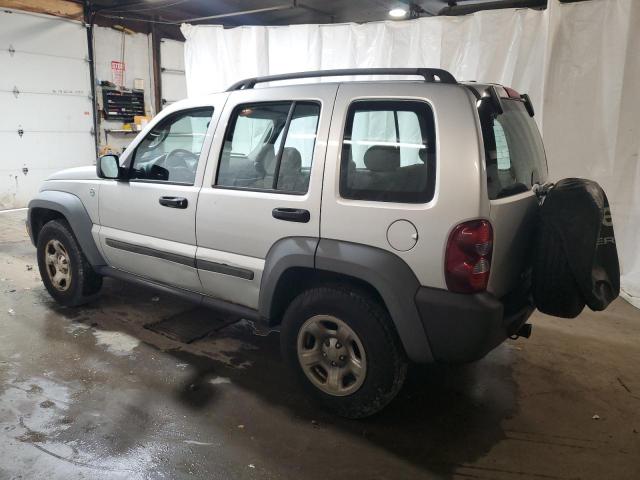 1J4GL48K27W573731 - 2007 JEEP LIBERTY SPORT SILVER photo 2