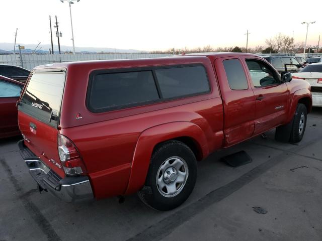 5TEUU4EN7AZ682085 - 2010 TOYOTA TACOMA ACCESS CAB წითელი ფოტო 3