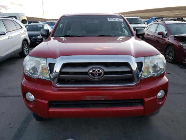 5TEUU4EN7AZ682085 - 2010 TOYOTA TACOMA ACCESS CAB წითელი ფოტო 5