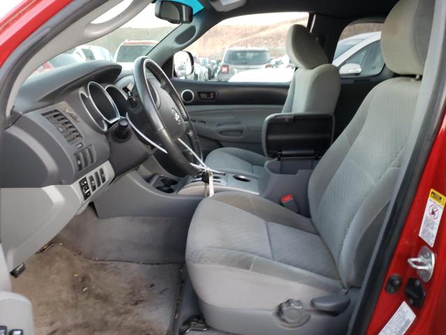 5TEUU4EN7AZ682085 - 2010 TOYOTA TACOMA ACCESS CAB წითელი ფოტო 7