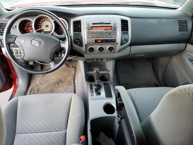 5TEUU4EN7AZ682085 - 2010 TOYOTA TACOMA ACCESS CAB წითელი ფოტო 8