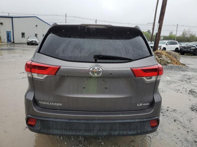 5TDBZRFH3JS802718 - 2018 TOYOTA HIGHLANDER LE GRAY photo 6